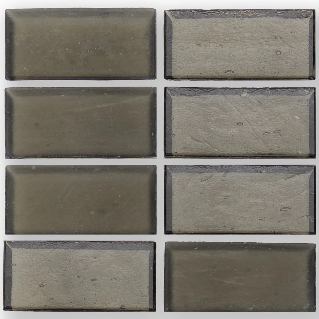 Smoke, 1" x 2" Stacked - Glass Tile - Image 3