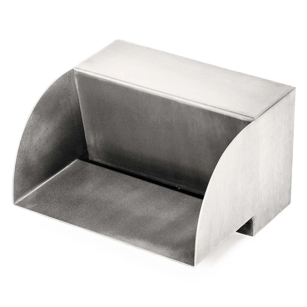 Smooth Flow Radius Scupper - Outdoor Water Feature
