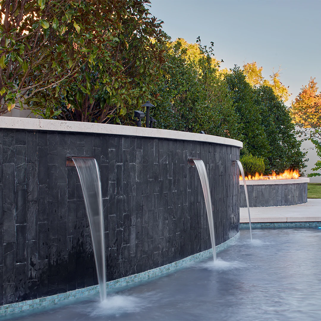 Smooth Flow Scupper - Outdoor Water Feature - Image 2