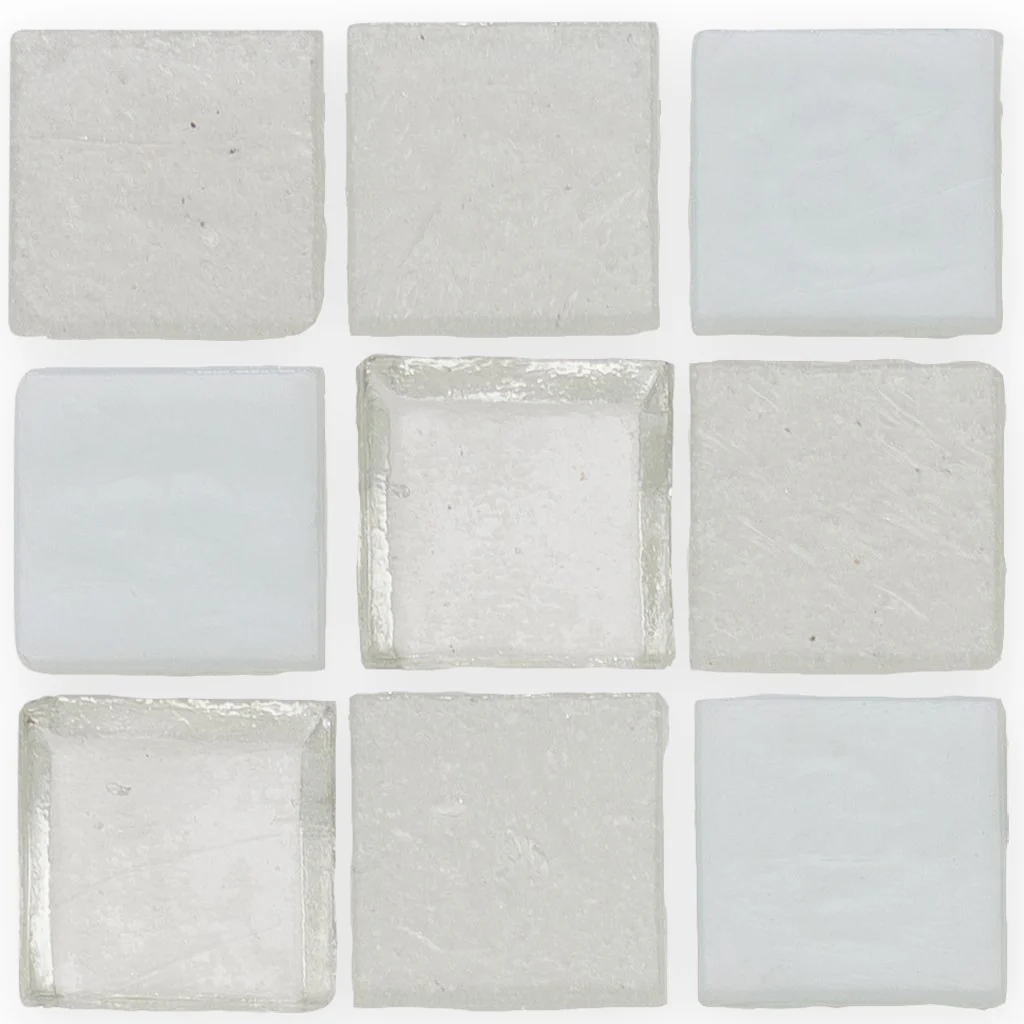 Snowfall, 1" x 1" - Glass Tile - Image 3