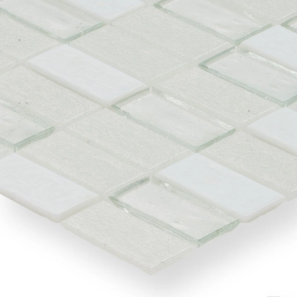 Snowfall, 1" x 2" Stacked - Glass Tile - Image 2