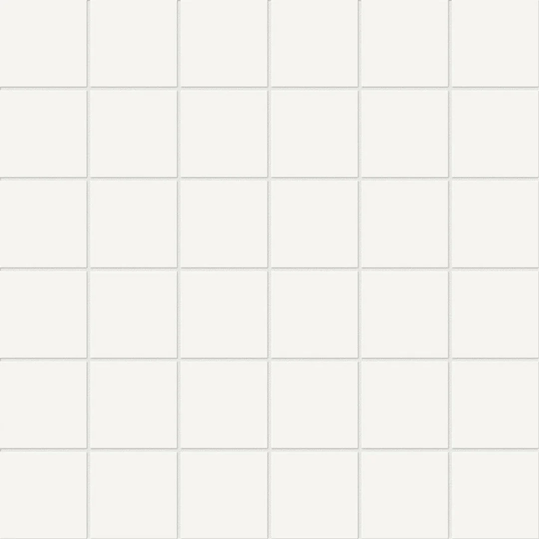 Soho Canvas White Matte, 2" x 2" - Ceramic Tile