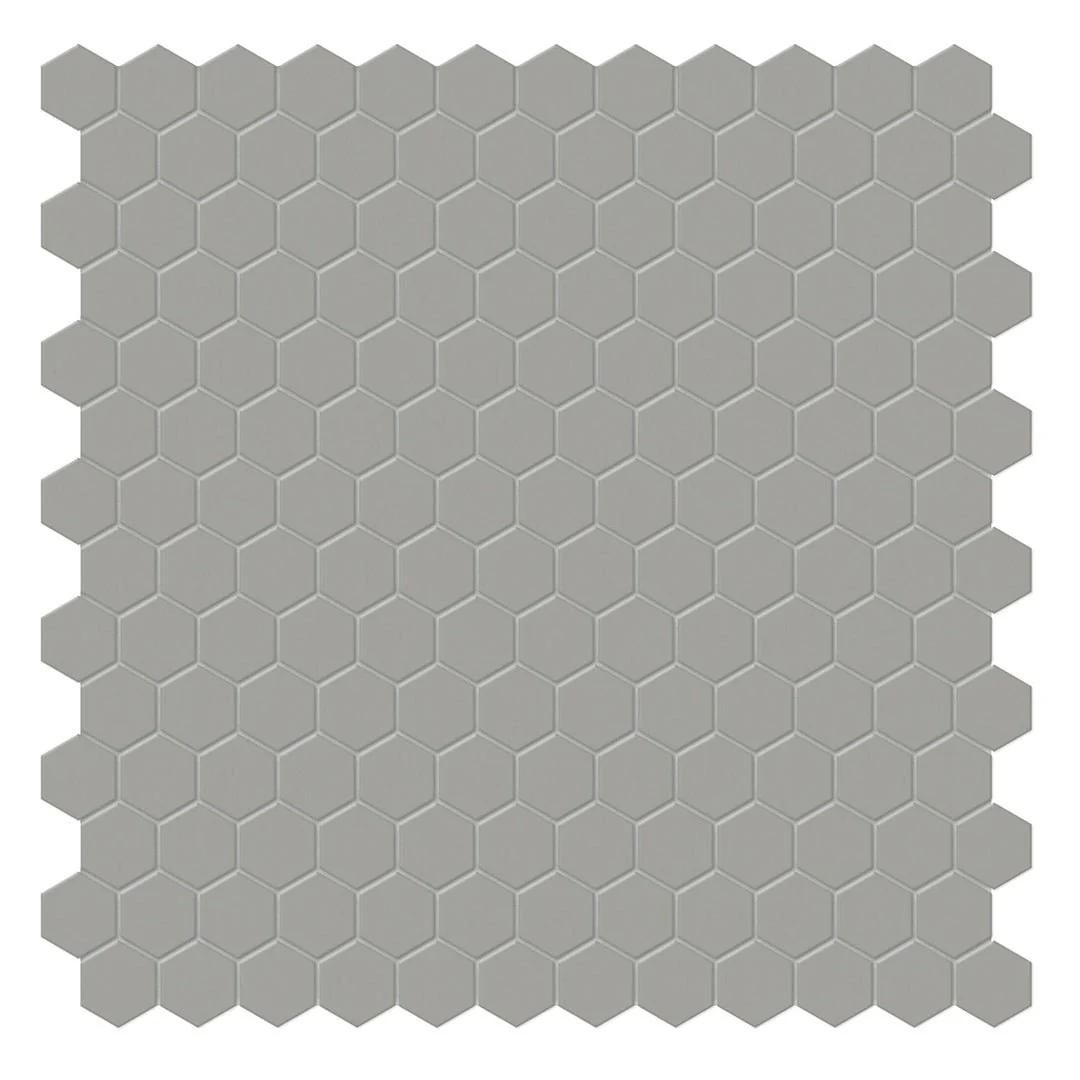 Soho Cement Chic, 1" Hexagon - Ceramic Tile