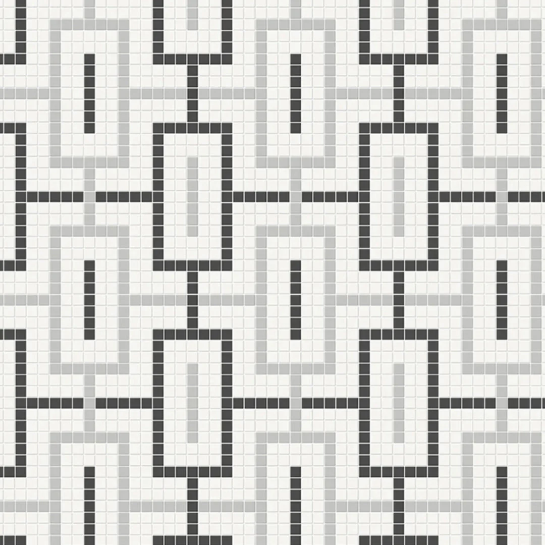 Soho Chain Midnight Blend, Mosaic - Ceramic Tile