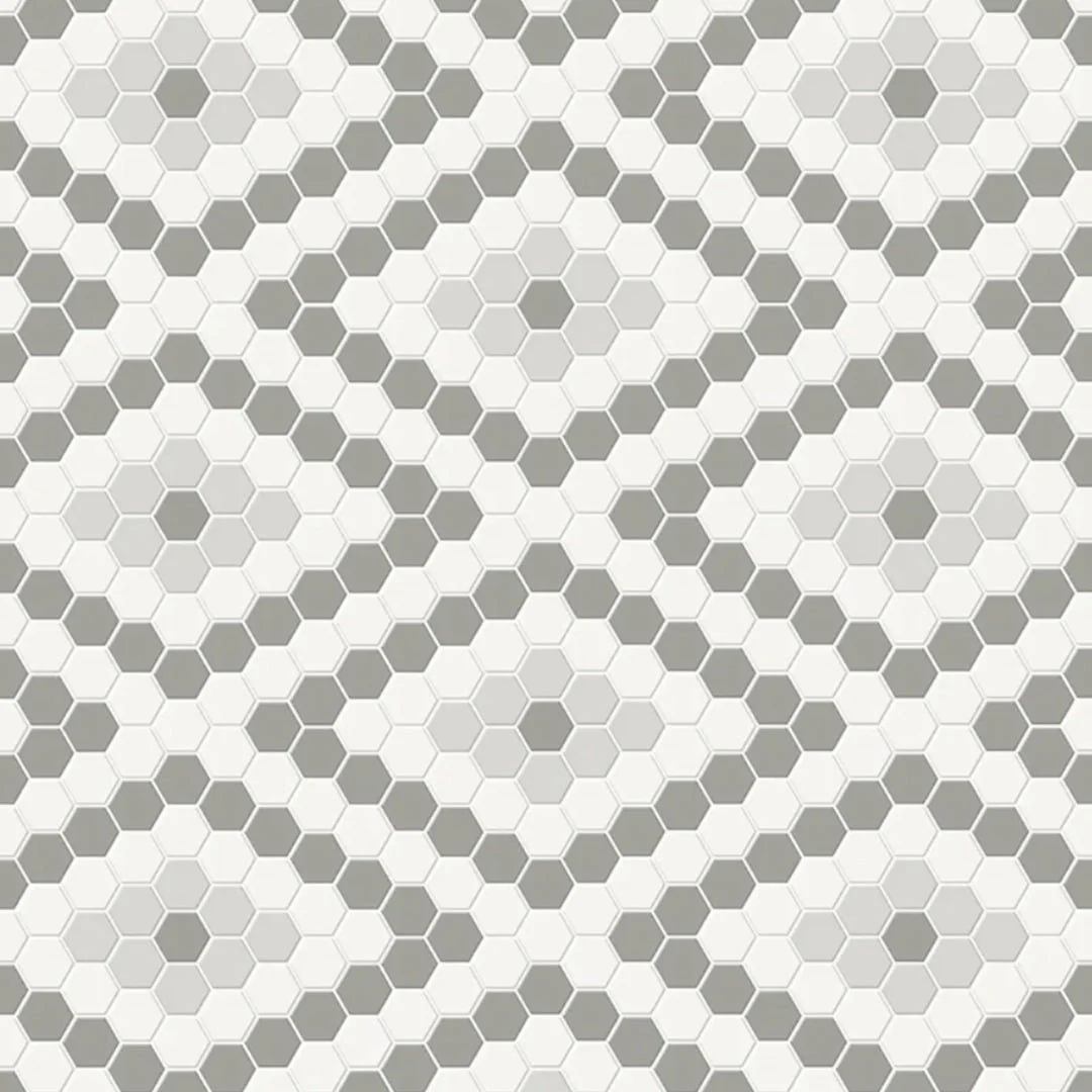 Soho Diamond Evening Blend, Hexagon Mosaic - Ceramic Tile
