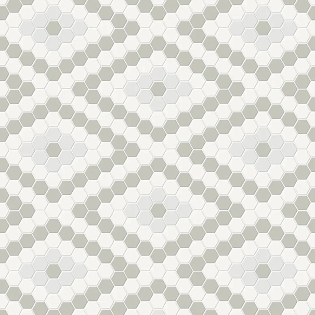 Soho Diamond Morning Blend, Hexagon Mosaic - Ceramic Tile