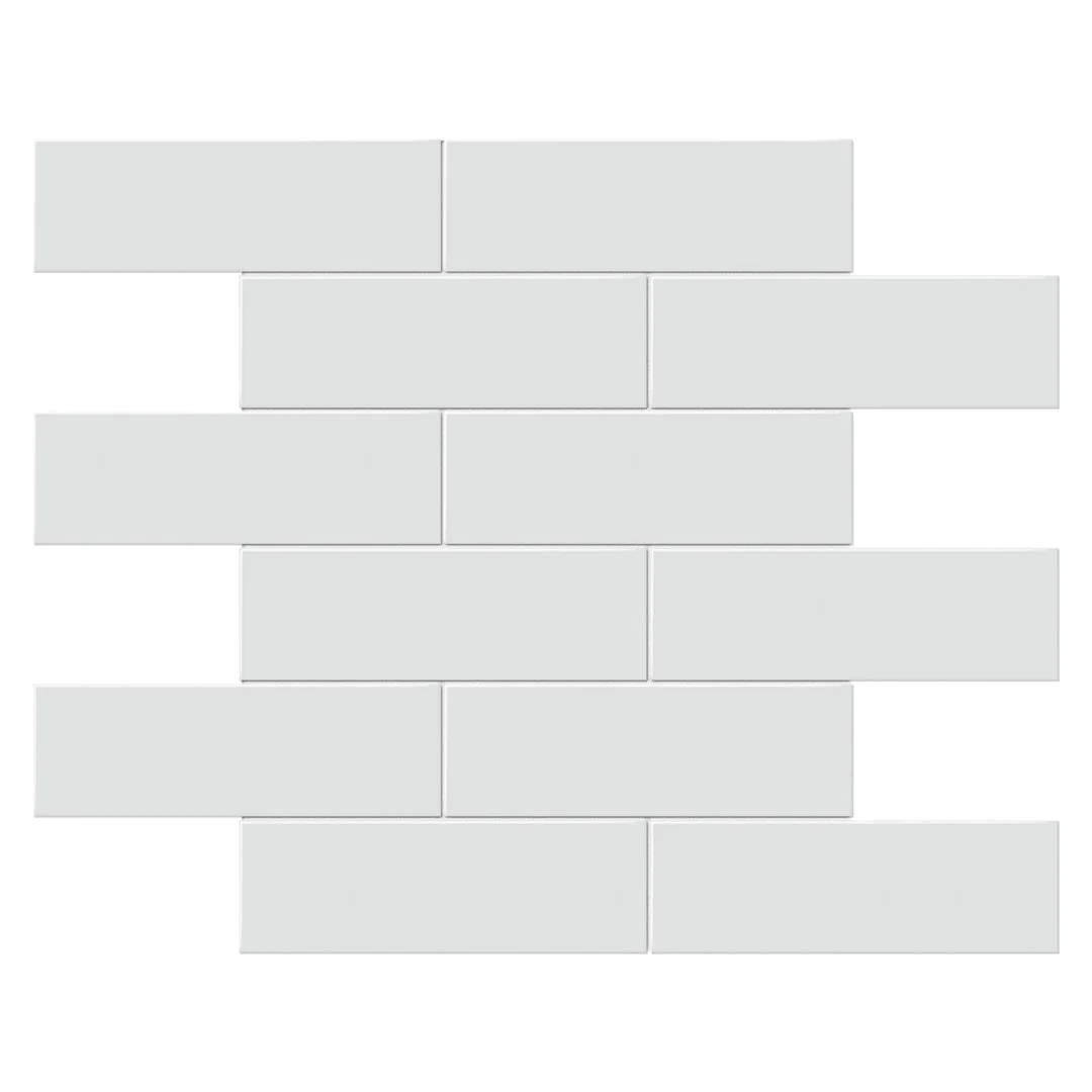 Soho Gallery Grey Glossy Brick, 2" x 6" - Ceramic Tile