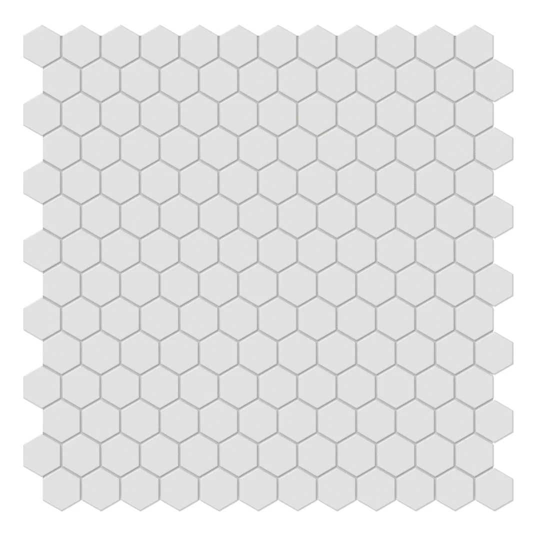 Soho Gallery Grey, 1" Hexagon - Ceramic Tile
