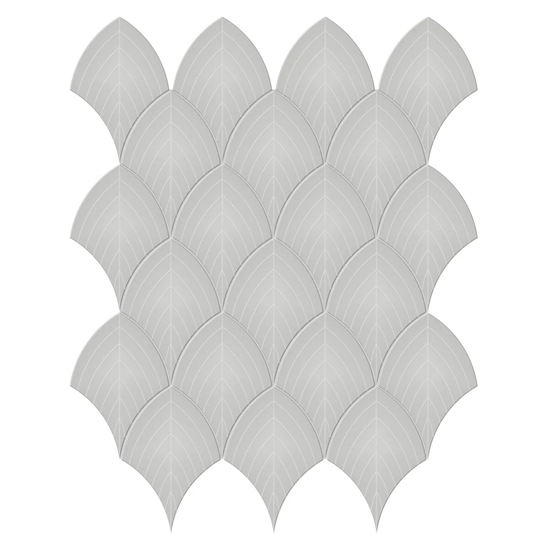 Soho Loft Grey, Scallop - Ceramic Tile