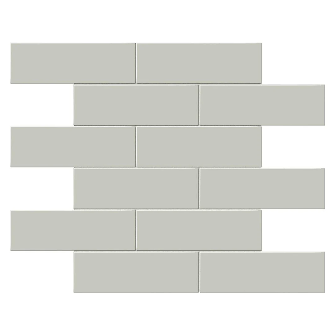 Soho Soft Sage Matte Brick, 2" x 6" - Ceramic Tile