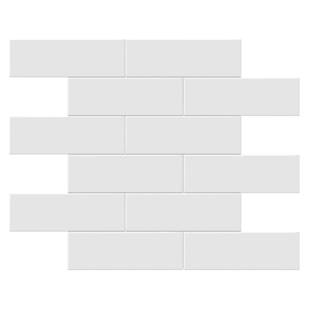 Soho Vintage Grey Glossy Brick, 2" x 6" - Ceramic Tile