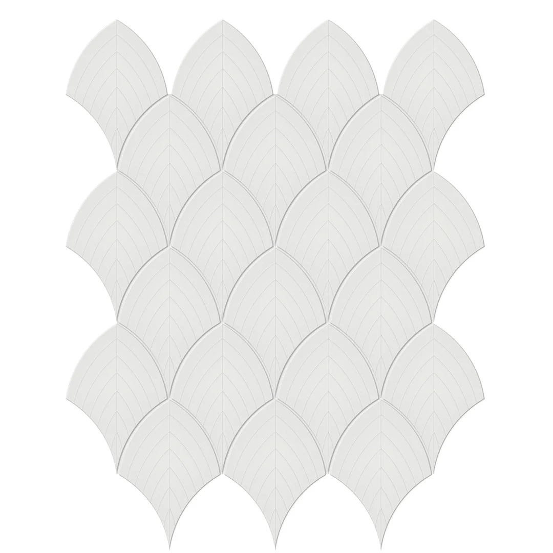 Soho Vintage Grey, Scallop - Ceramic Tile