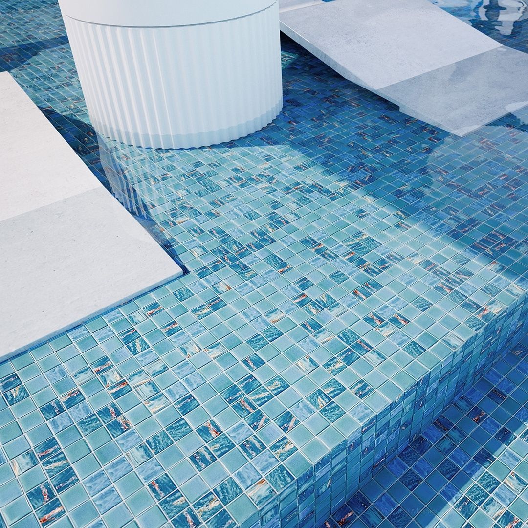 Sophia, 3/4" x  3/4" Glass  Tile - Image 3
