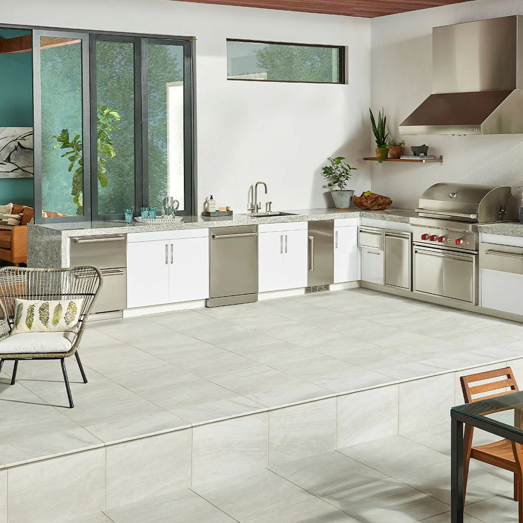 Soreno Ivory, 24" x 24" - 2CM Outdoor Porcelain Paver - Image 5