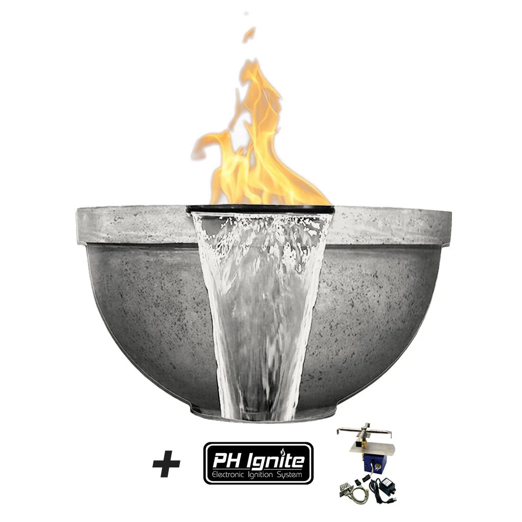 Sorrento Fire/Water Bowl - Gas Fire Feature - Image 10