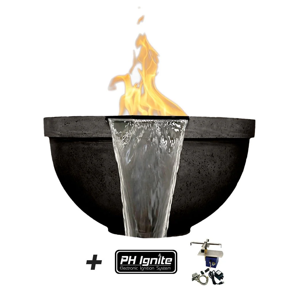 Sorrento Fire/Water Bowl - Gas Fire Feature - Image 12