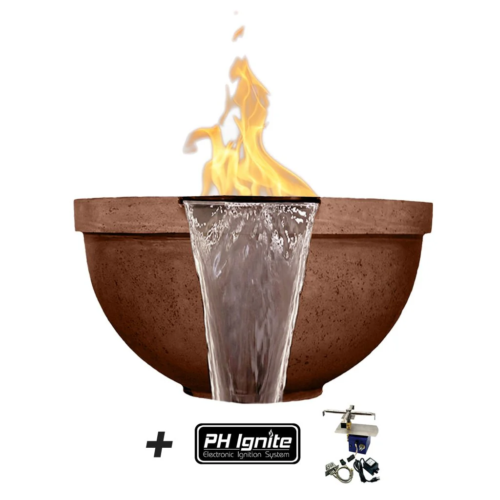 Sorrento Fire/Water Bowl - Gas Fire Feature - Image 13
