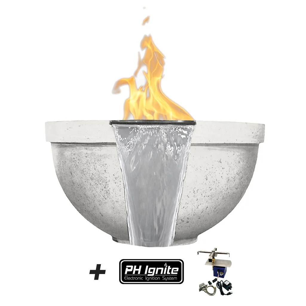 Sorrento Fire/Water Bowl - Gas Fire Feature - Image 14