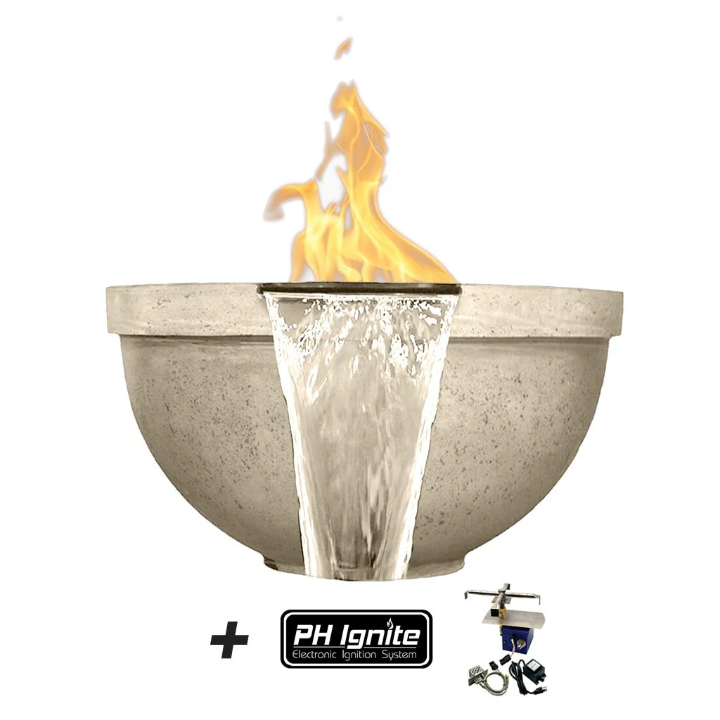 Sorrento Fire/Water Bowl - Gas Fire Feature - Image 15