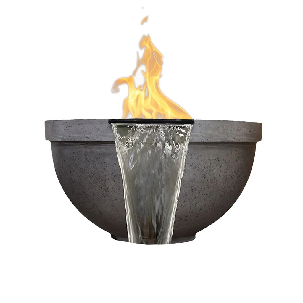 Sorrento Fire/Water Bowl - Gas Fire Feature - Image 5
