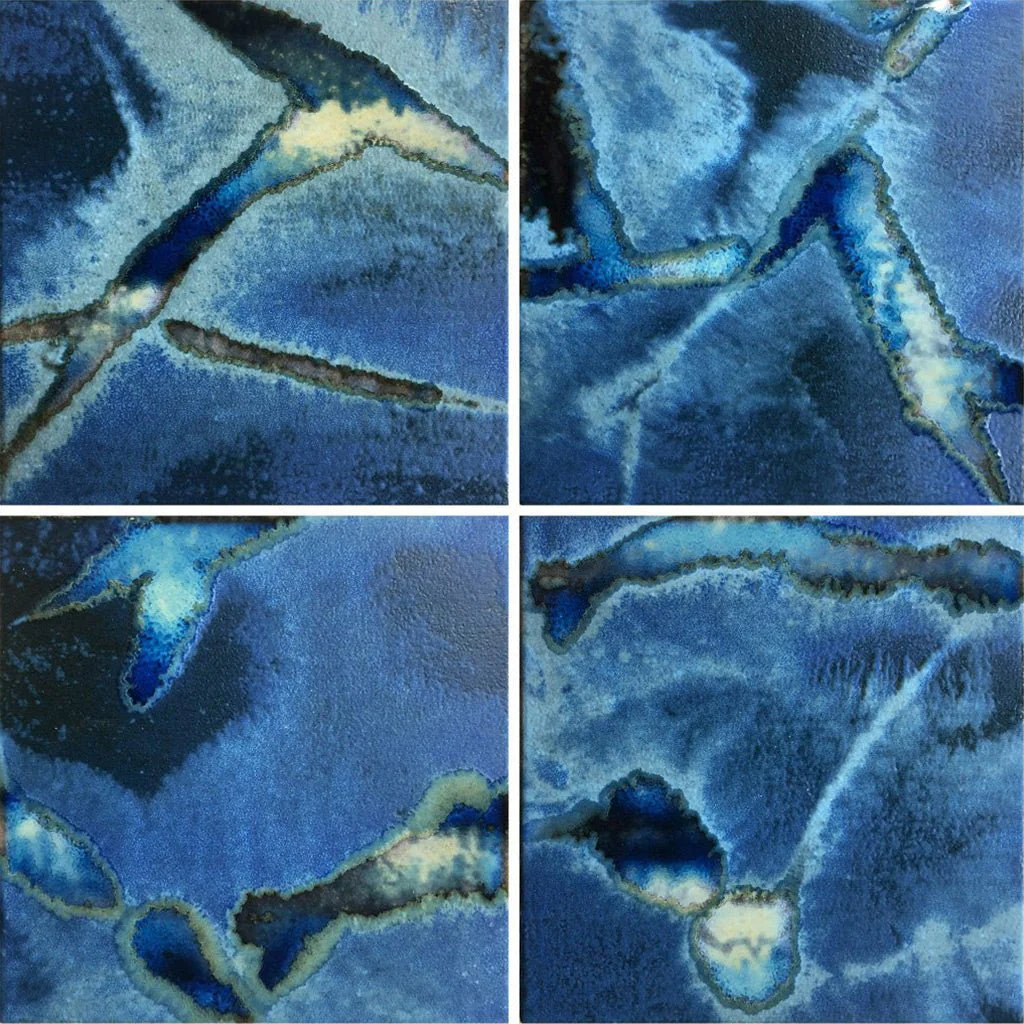 Space Blue, 6" x 6" - Porcelain Pool Tile