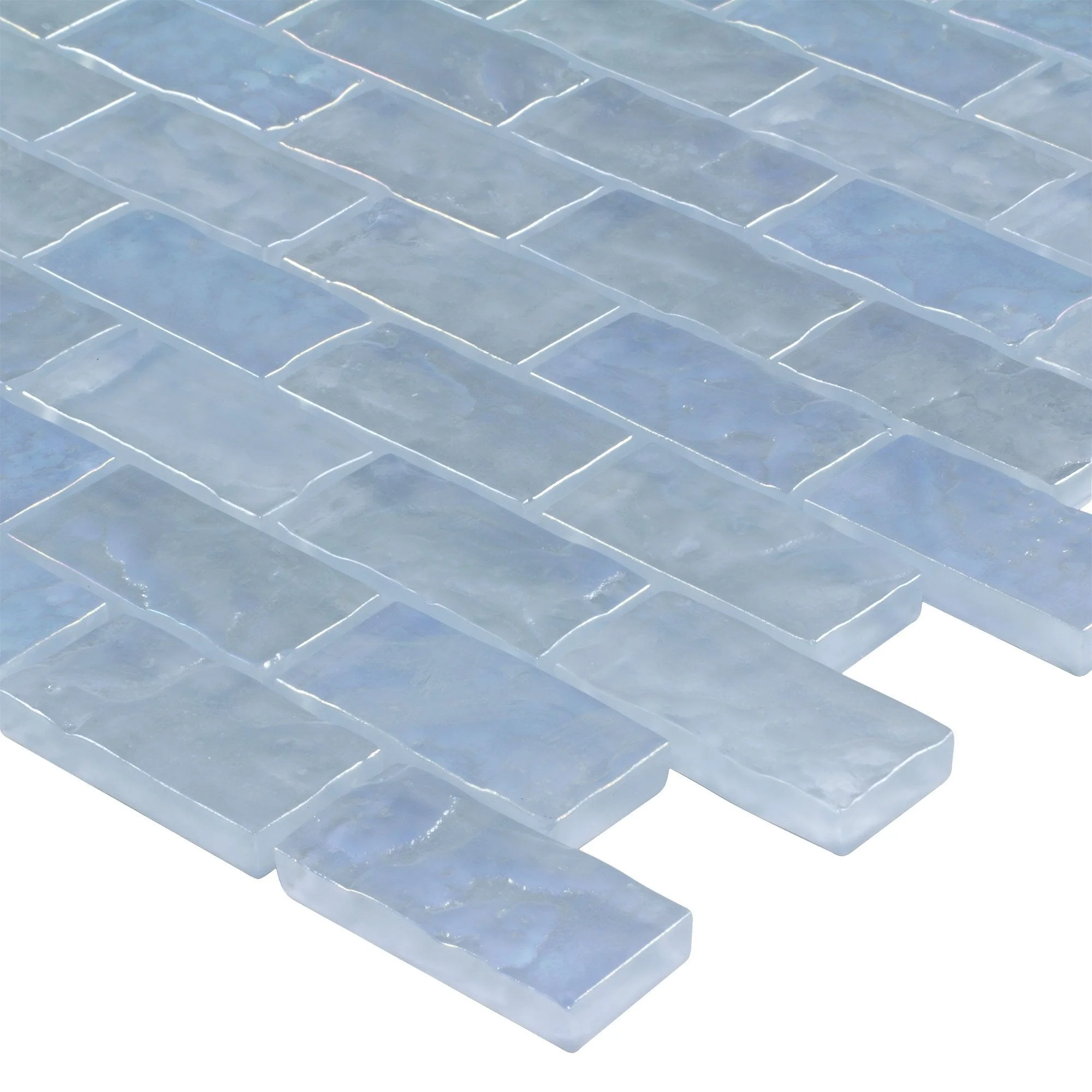 Glacial Seas, 1" x 2" - Glass Tile - Image 3