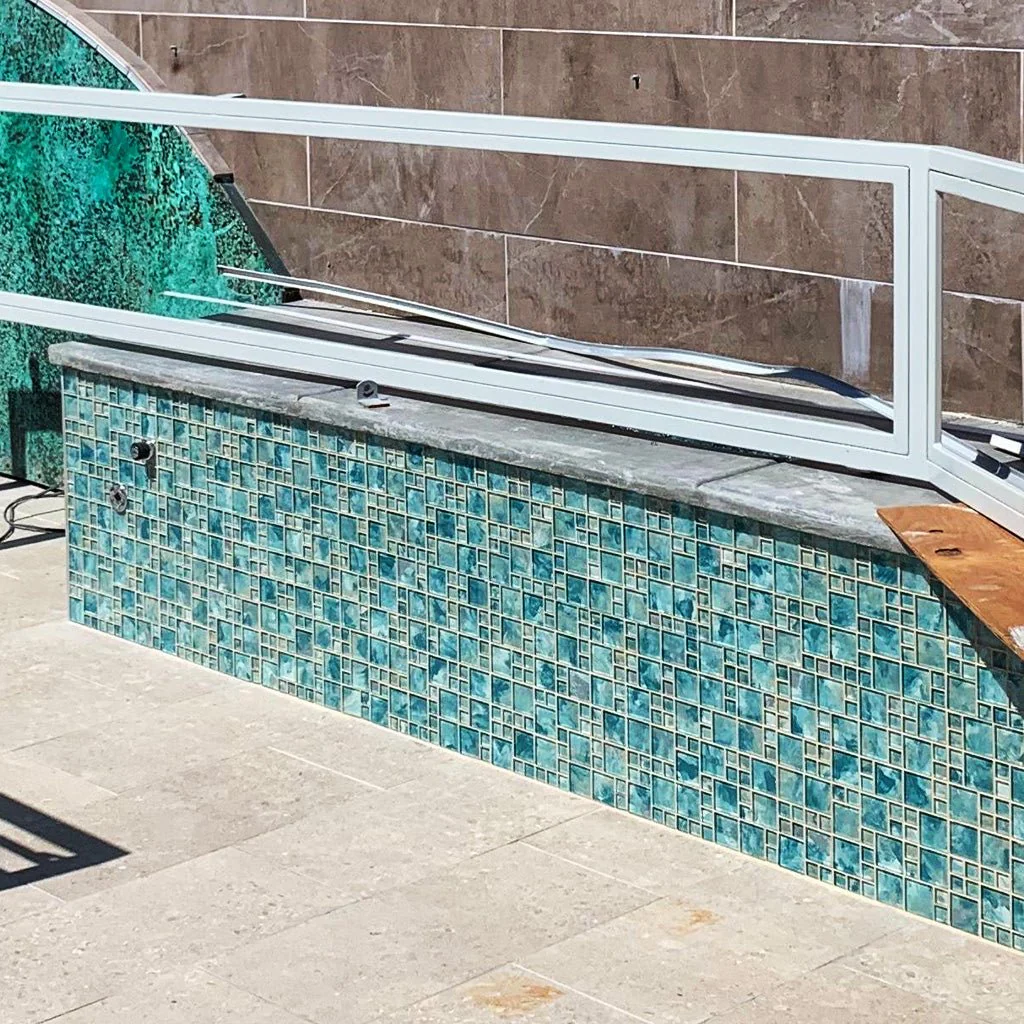 Island Turquoise, Mixed - Glass Tile - Image 6