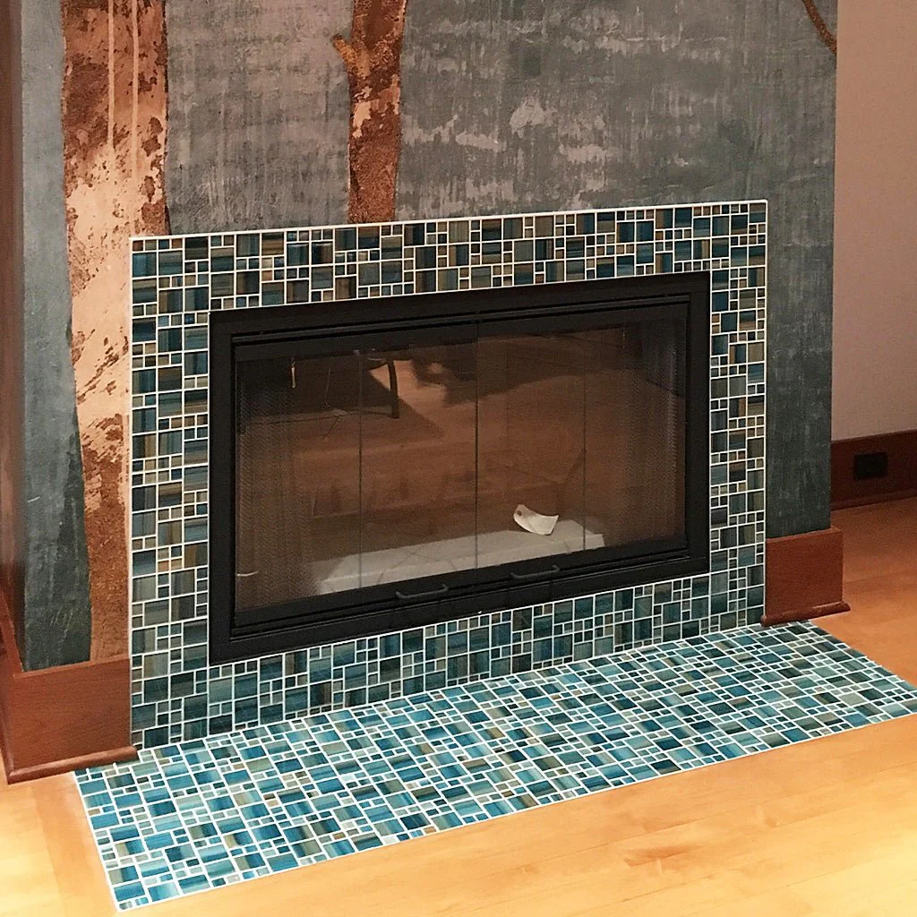 Neptune Blocks Emerald, Mixed - Glass Tile - Image 4
