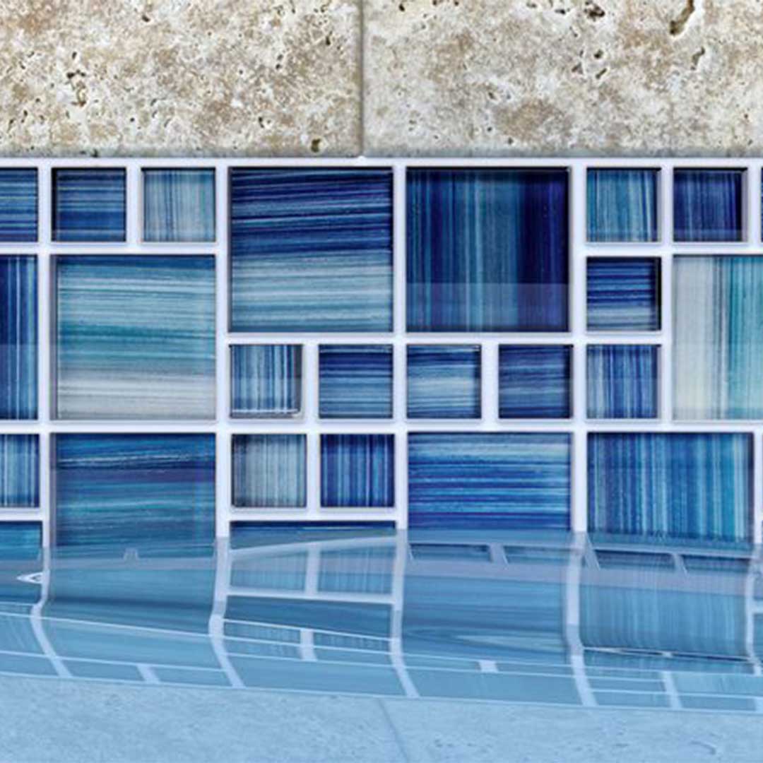 Neptune Blocks, Mixed - Glass Tile - Image 3