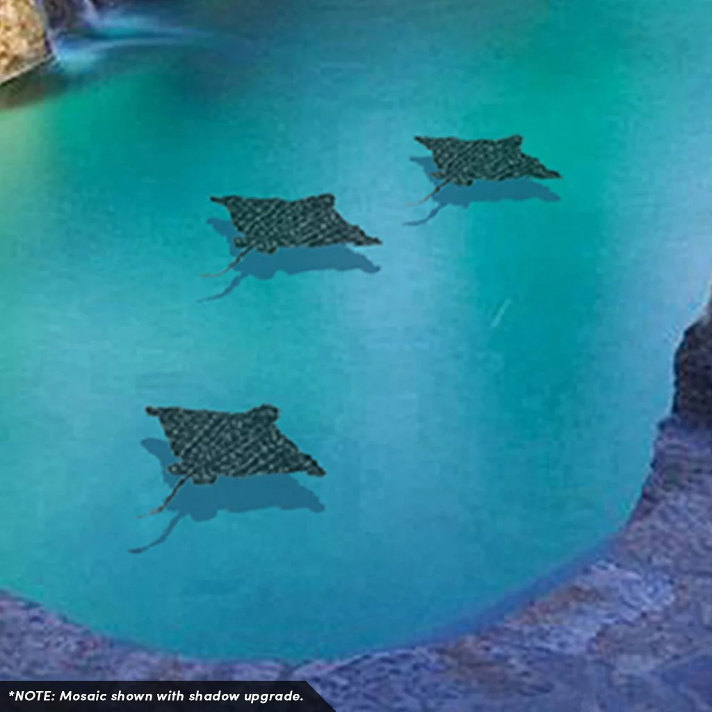 Spotted Eagle Ray - Pool Mosaic - Image 3