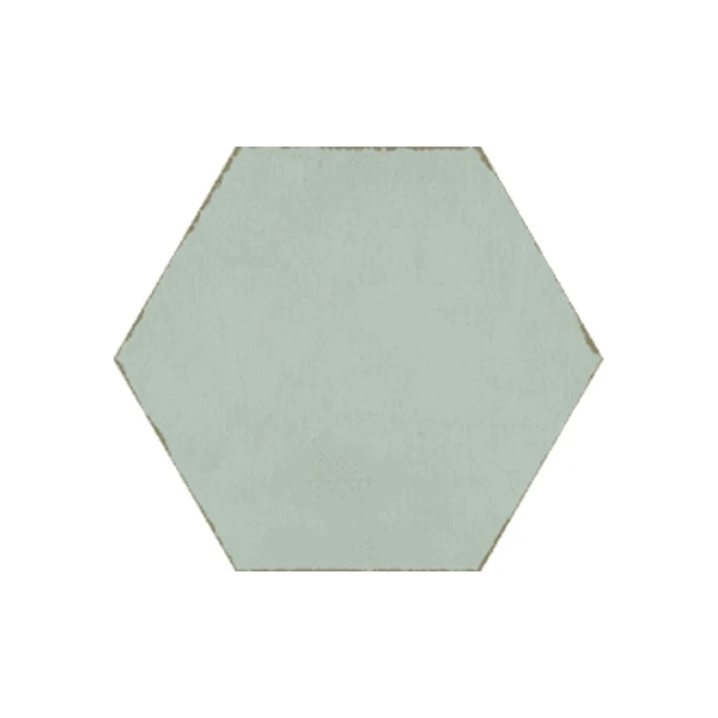 Spring Time Aqua, Hexagon - Porcelain Tile