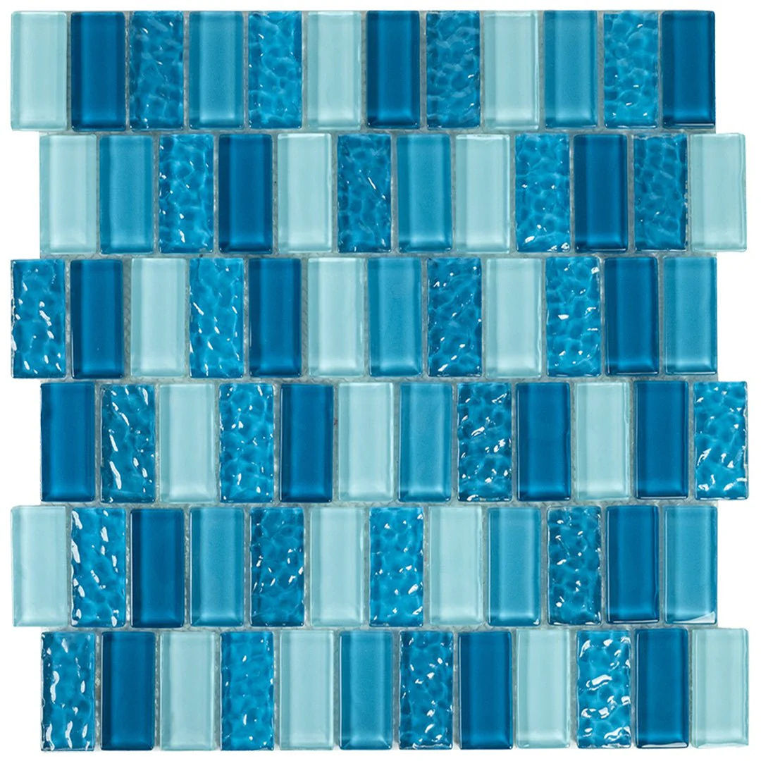 St. Lucia, 1" x 2" - Glass Tile