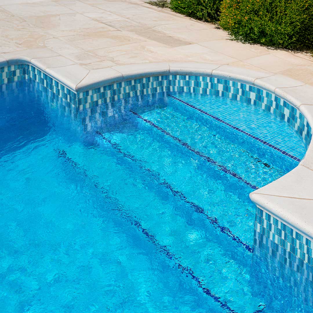 St. Lucia, 1" x 2" - Glass Tile - Image 2