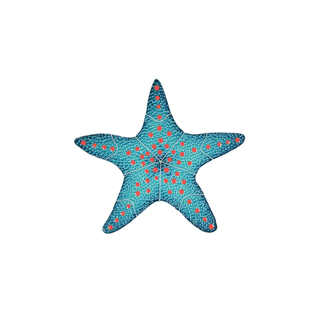 Starfish - Aqua 10" - Pool Mosaic