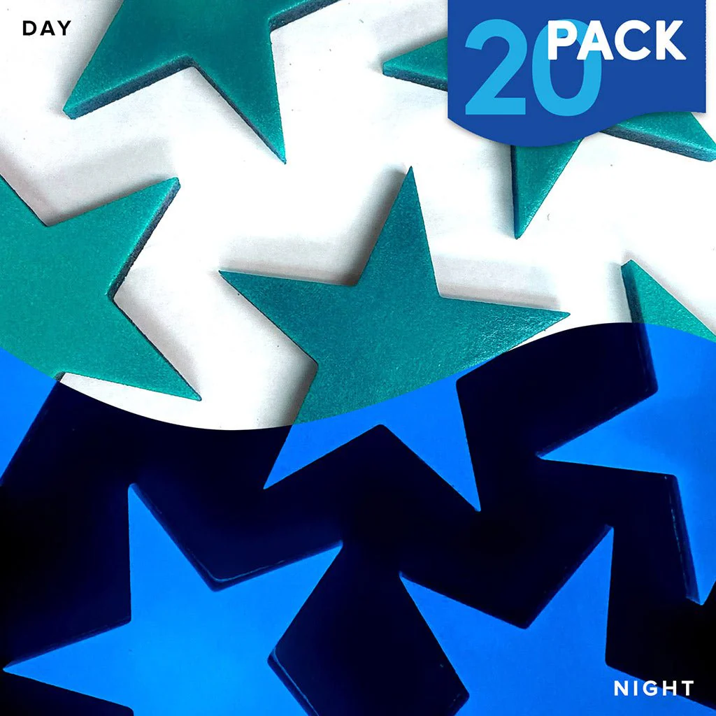 Stars, 4" - Glow in the Dark Pool Mosaics - Image 12