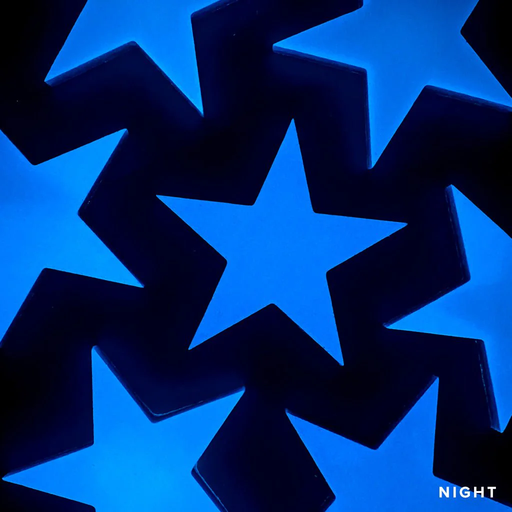 Stars, 4" - Glow in the Dark Pool Mosaics - Image 2