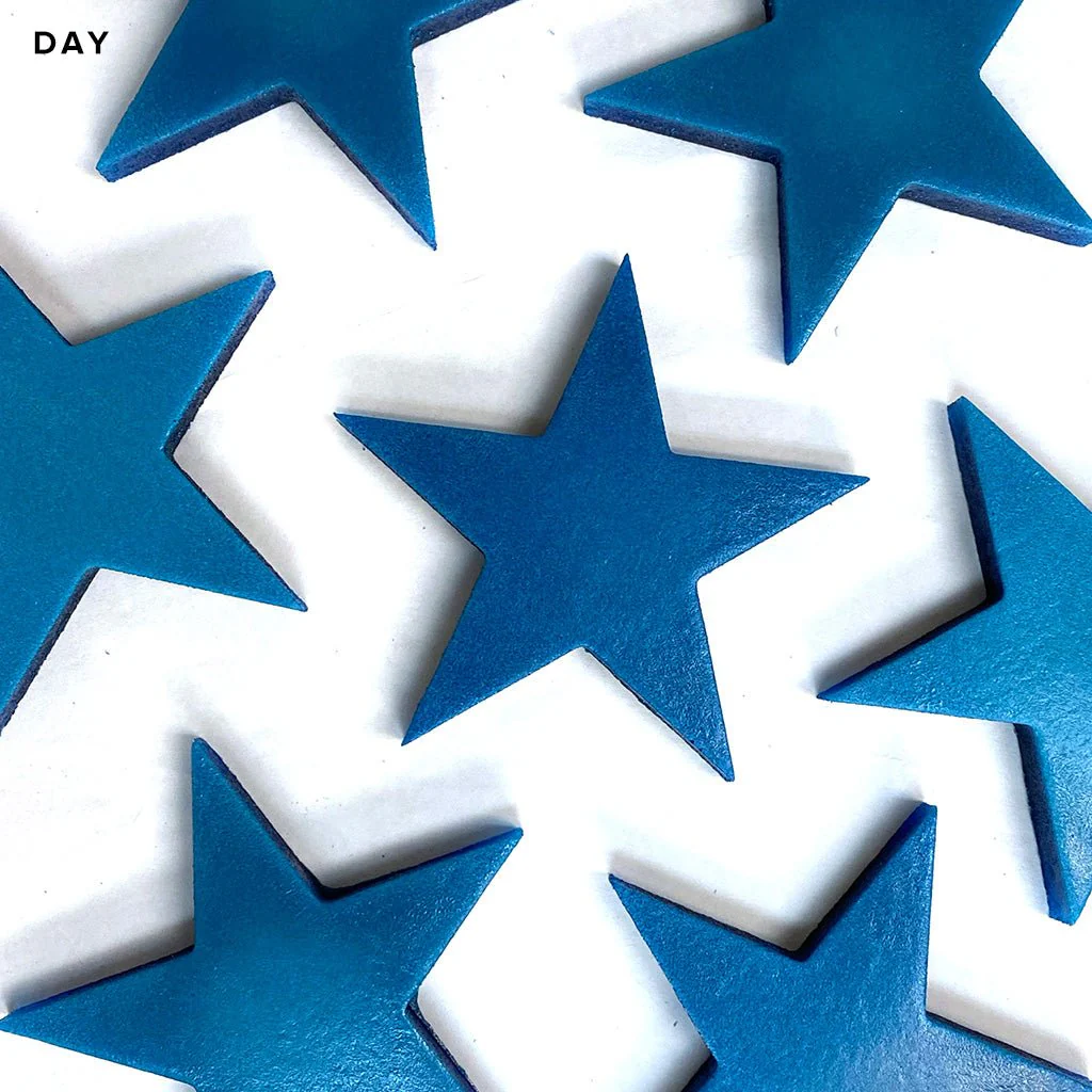 Stars, 4" - Glow in the Dark Pool Mosaics - Image 3