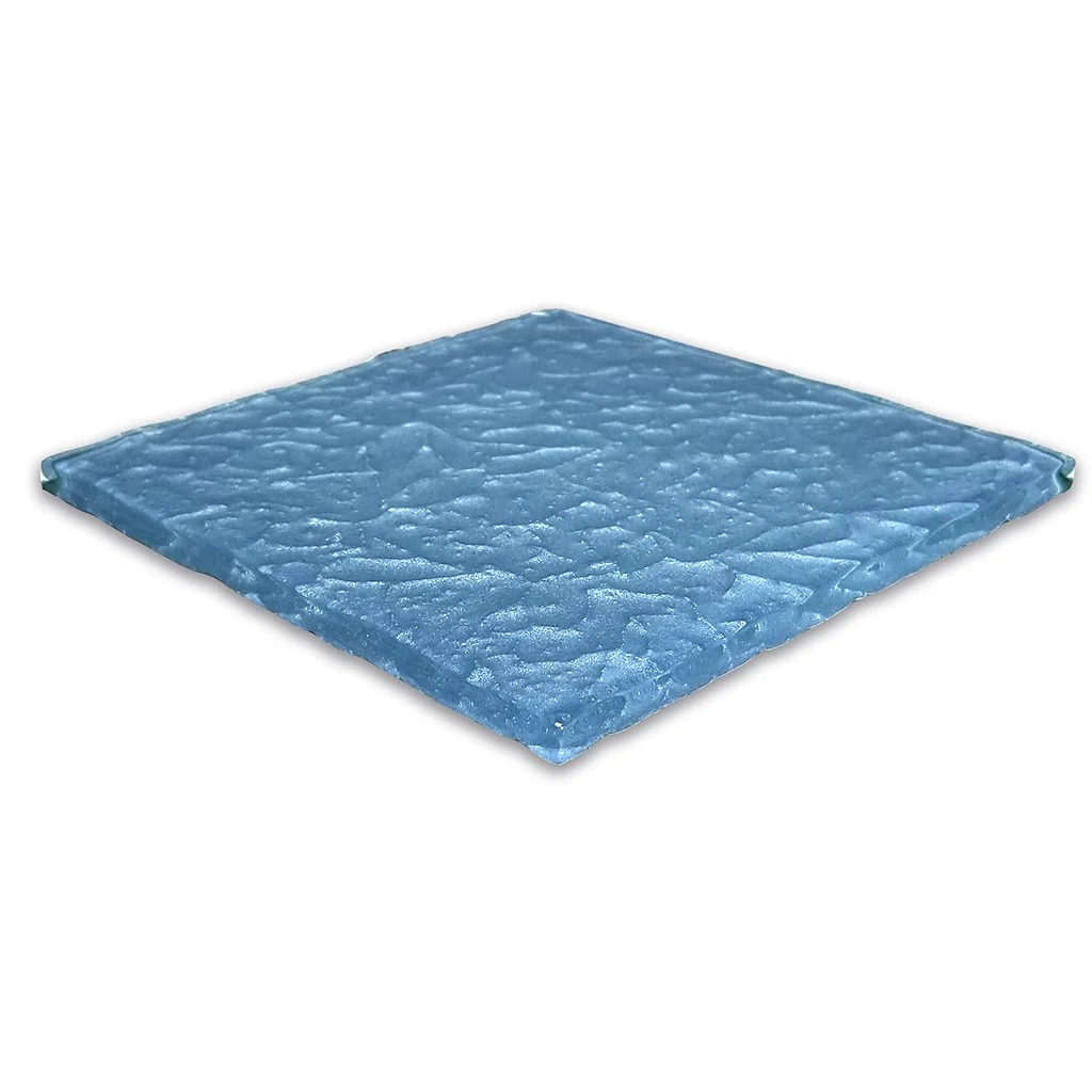 Steel Blue, 6" x 6" - Glass Tile - Image 2