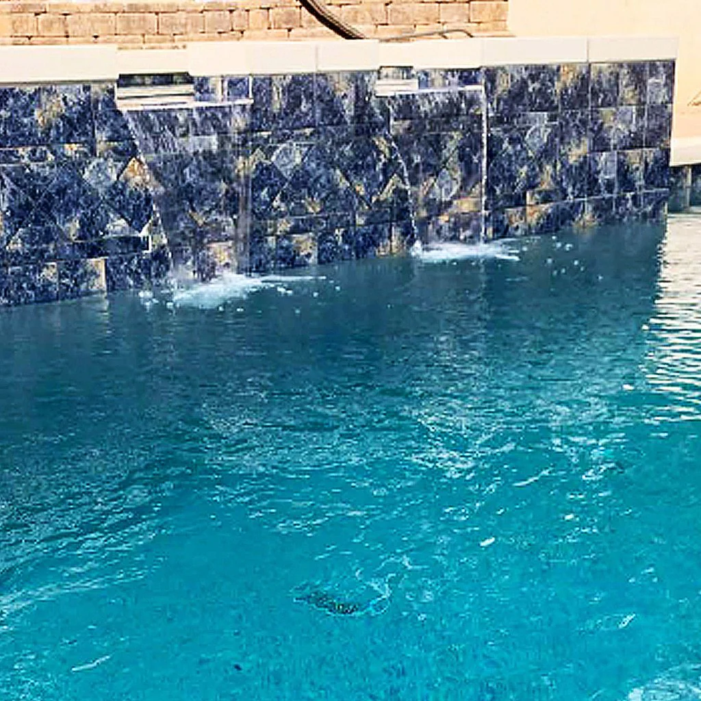 Steel Blue, 6" x 6" - Porcelain Pool Tile - Image 3