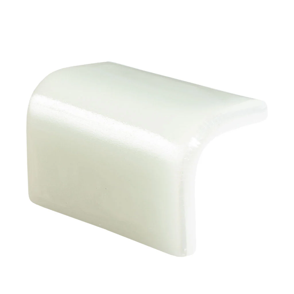 Step Convexo White, Trim - Glass Tile