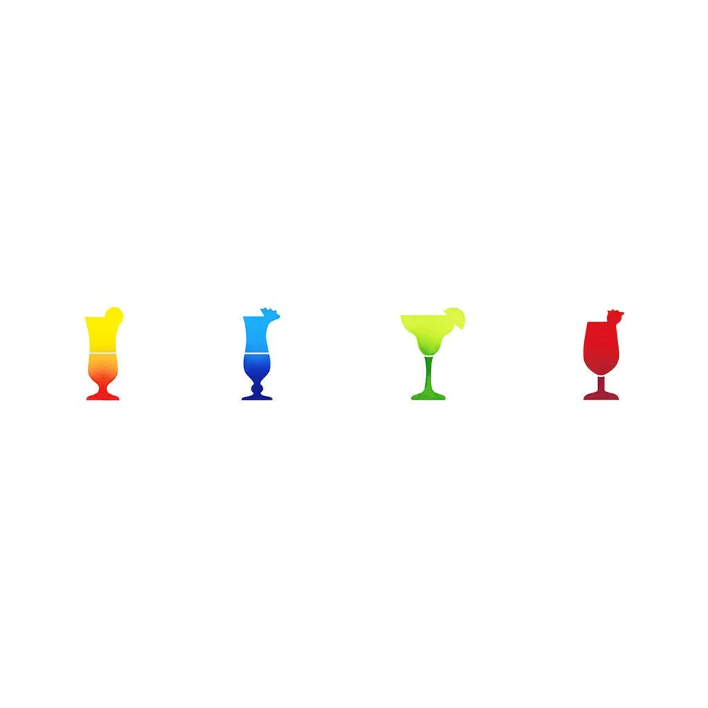 Step Markers - Cocktail - Pool Mosaic