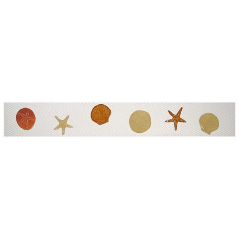 Step Markers - Shells Tan - Pool Mosaic