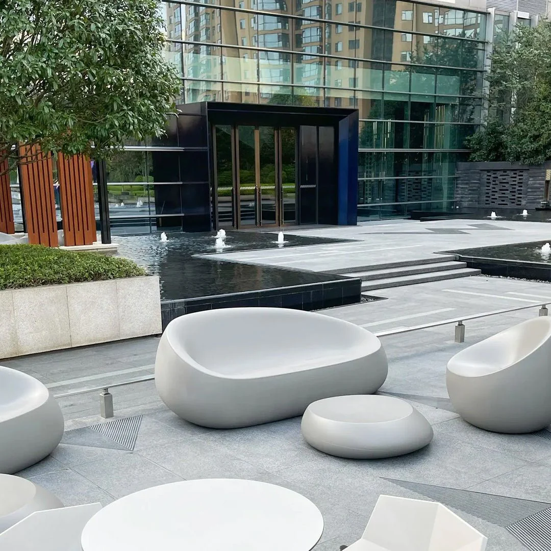 Stone Sofa - Modern Patio Furniture - Image 5