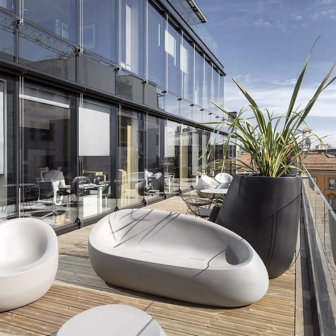 Stone Sofa - Modern Patio Furniture - Image 7