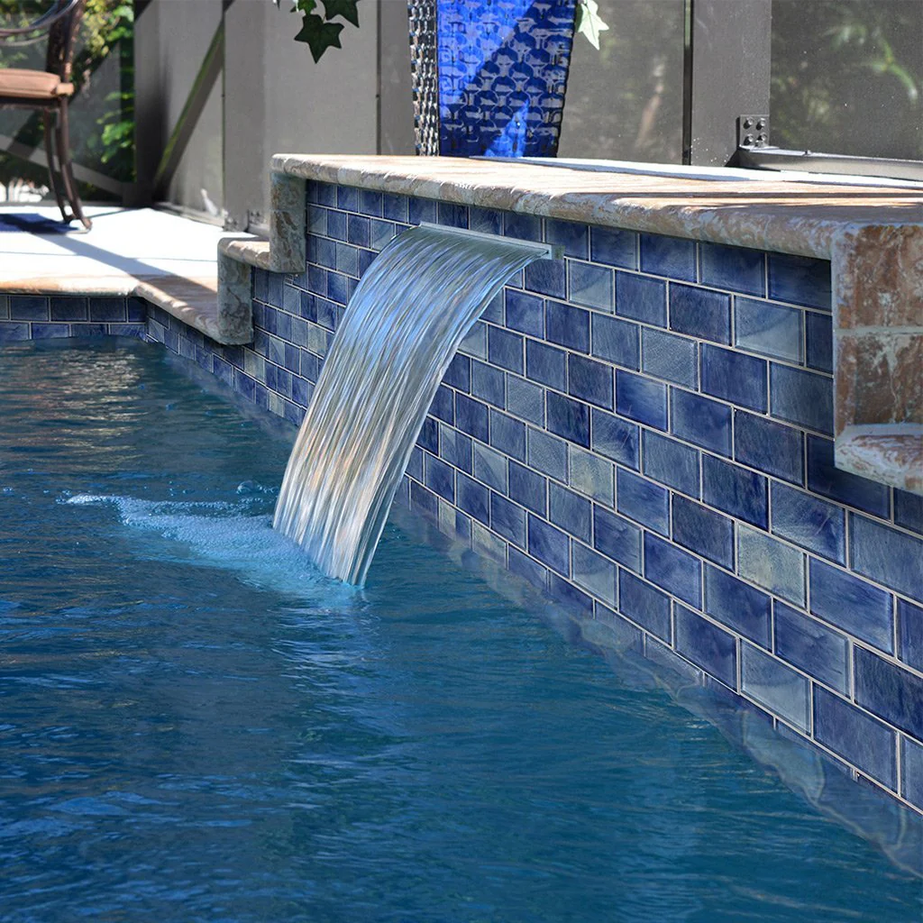 Stratus Blue, 2" x 4" - Glass Tile - Image 3