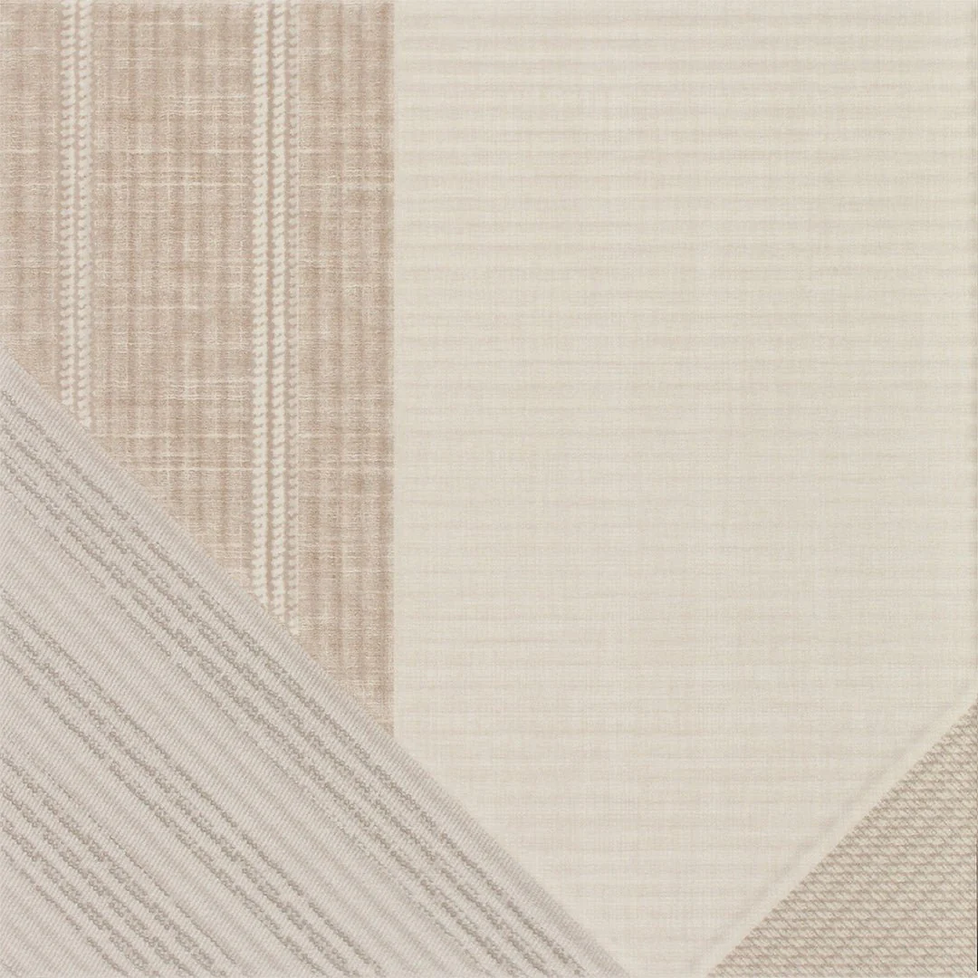 Stripes Mix Linen, 10" x 10" - Porcelain Tile