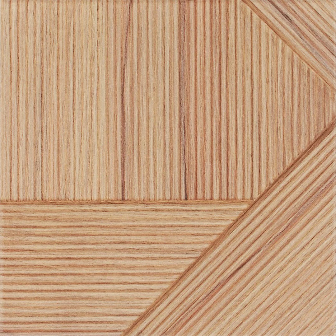 Stripes Mix Teak, 10" x 10" - Porcelain Tile