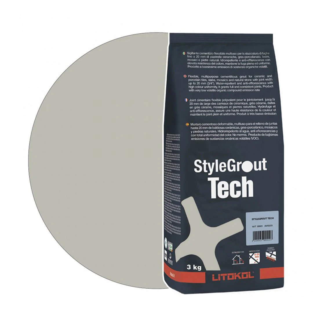 StyleGrout Tech, Silver 1 - Cementitious Tile Grout