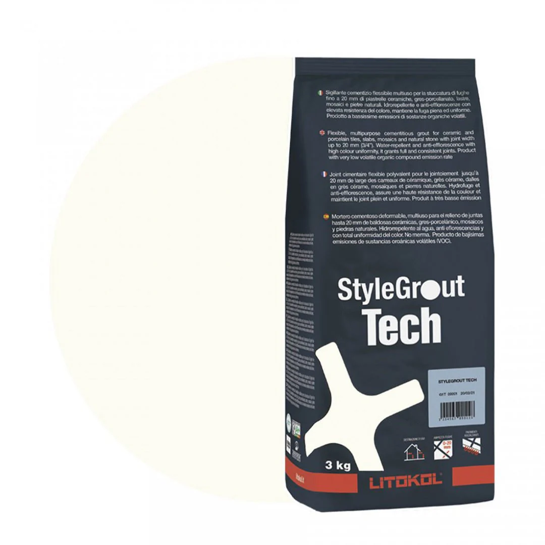 StyleGrout Tech, White 1 - Cementitious Tile Grout