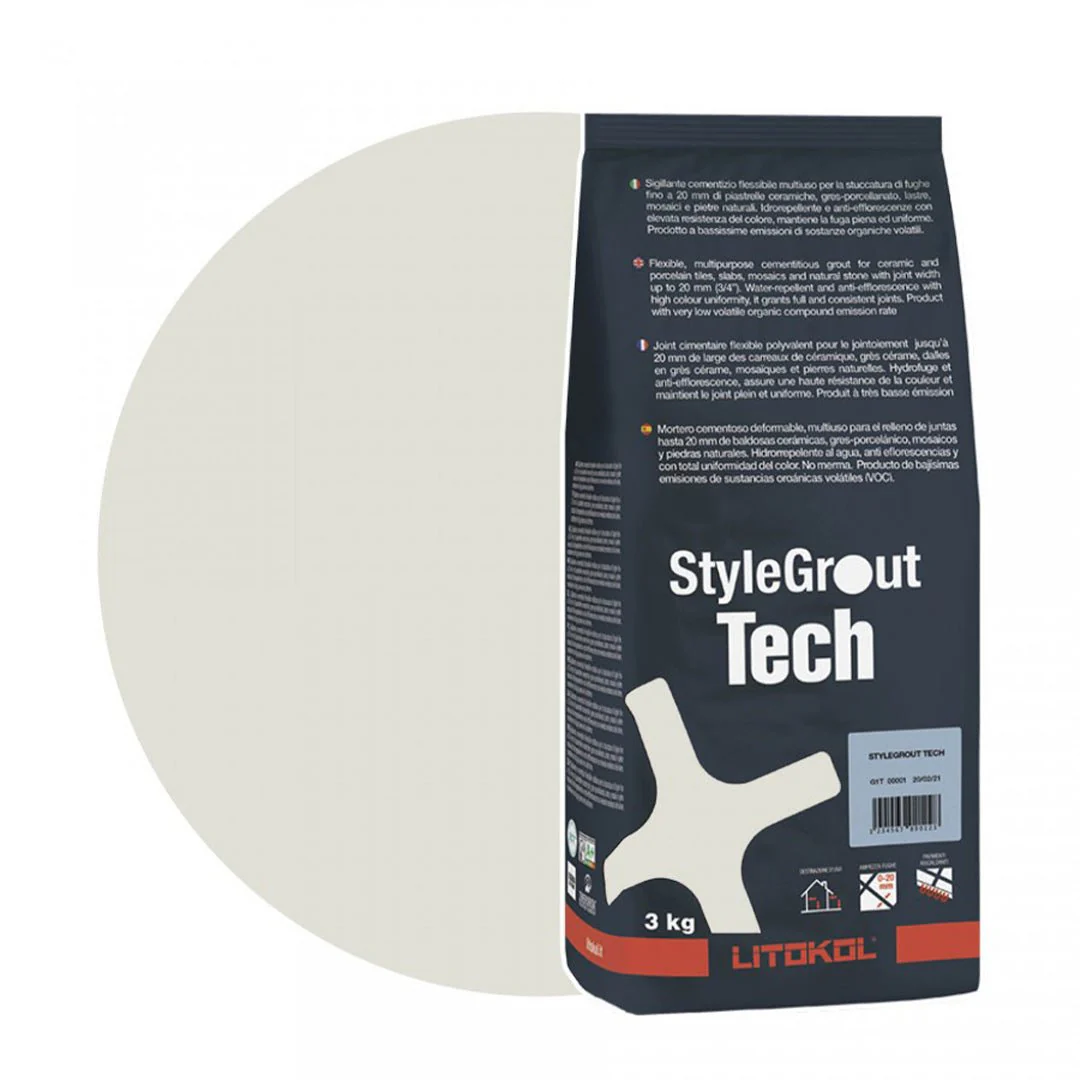 StyleGrout Tech, White 2 - Cementitious Tile Grout